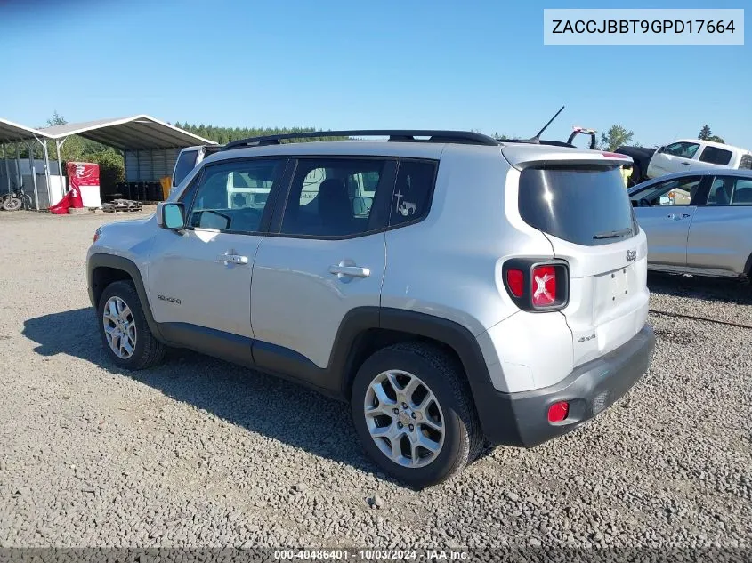 ZACCJBBT9GPD17664 2016 Jeep Renegade Latitude