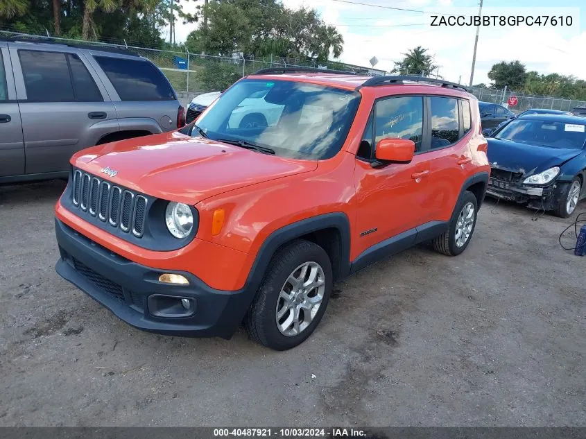 ZACCJBBT8GPC47610 2016 Jeep Renegade Latitude