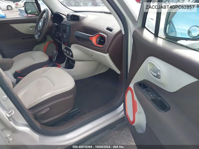 ZACCJABT4GPC62857 2016 Jeep Renegade Latitude