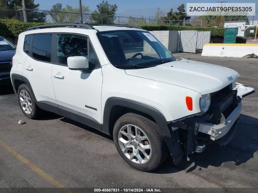 2016 Jeep Renegade Latitude VIN: ZACCJABT9GPE35305 Lot: 40587931