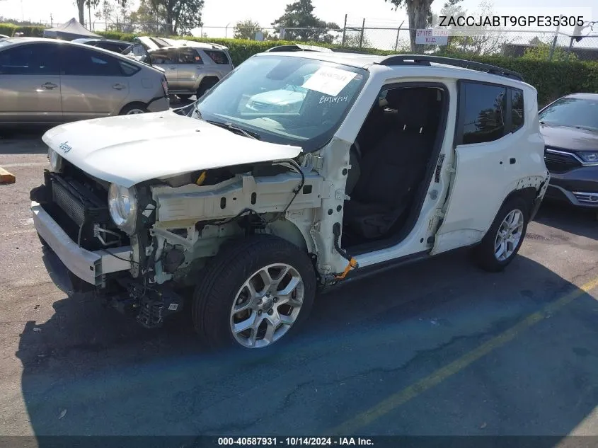 2016 Jeep Renegade Latitude VIN: ZACCJABT9GPE35305 Lot: 40587931