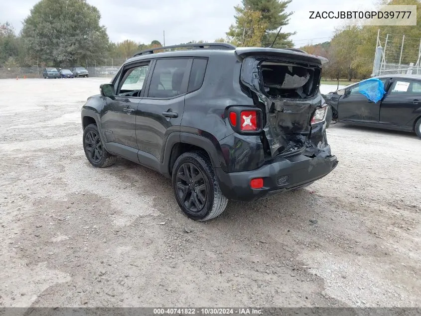 2016 Jeep Renegade Justice VIN: ZACCJBBT0GPD39777 Lot: 40741822