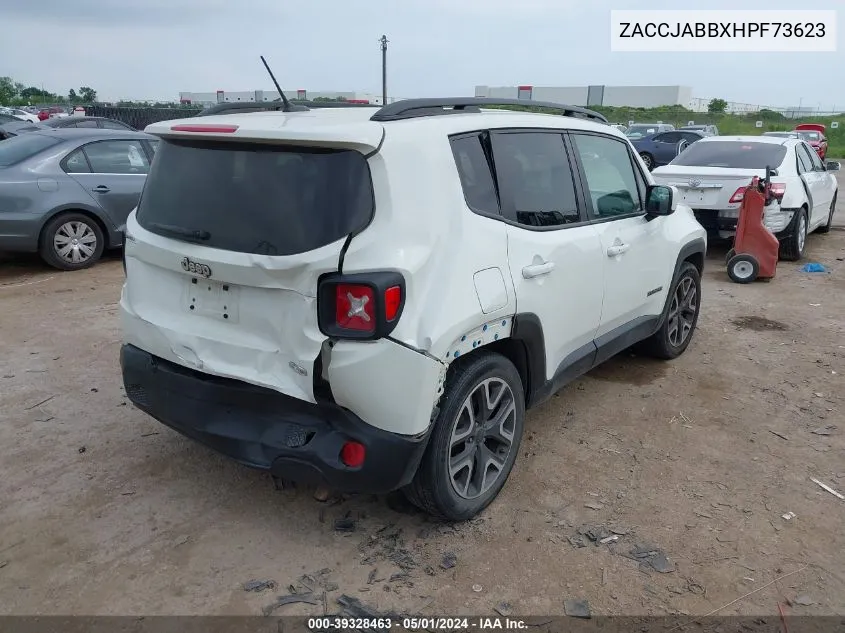 2017 Jeep Renegade Latitude Fwd VIN: ZACCJABBXHPF73623 Lot: 39328463