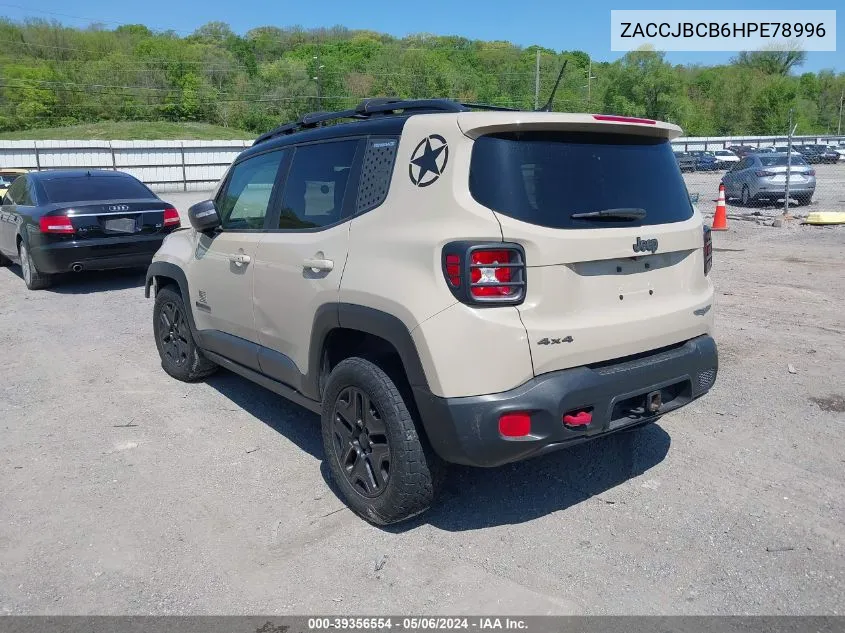 ZACCJBCB6HPE78996 2017 Jeep Renegade Deserthawk 4X4