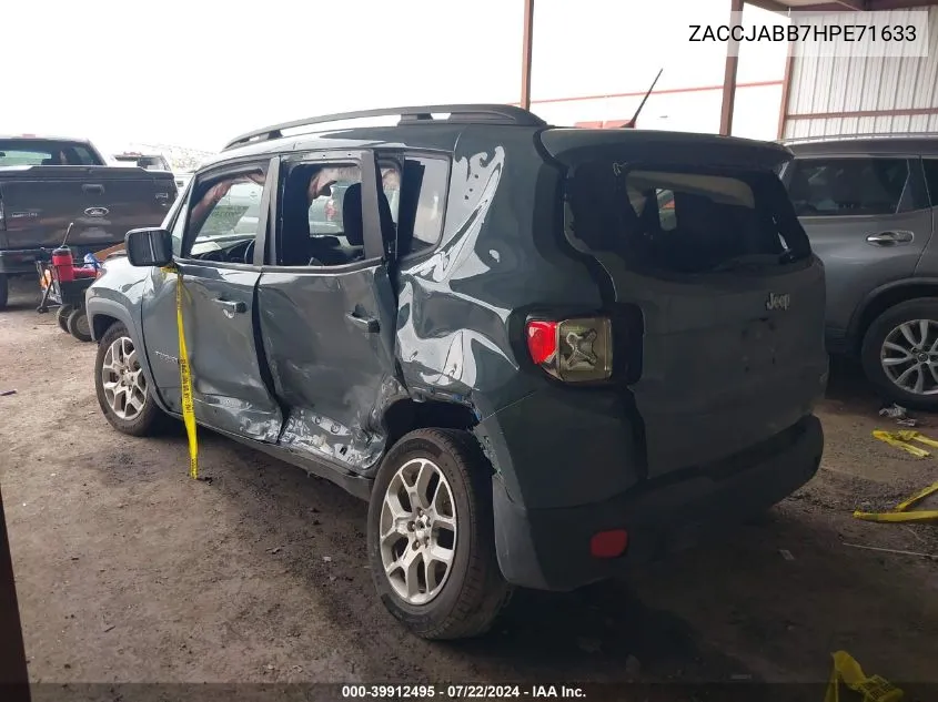 ZACCJABB7HPE71633 2017 Jeep Renegade Latitude Fwd