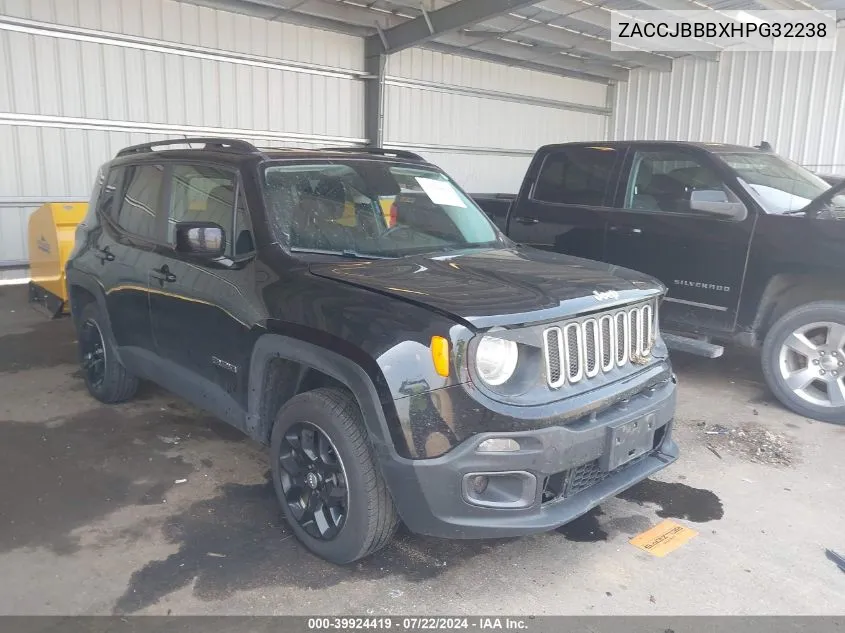 ZACCJBBBXHPG32238 2017 Jeep Renegade Latitude 4X4