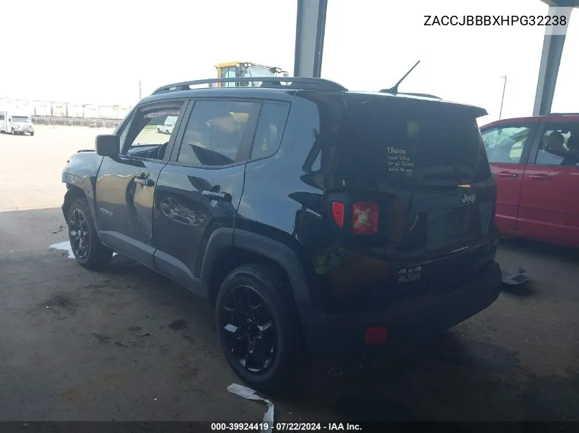 ZACCJBBBXHPG32238 2017 Jeep Renegade Latitude 4X4