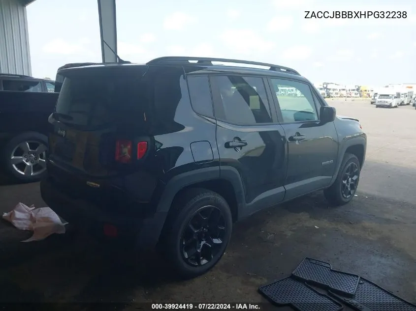 ZACCJBBBXHPG32238 2017 Jeep Renegade Latitude 4X4