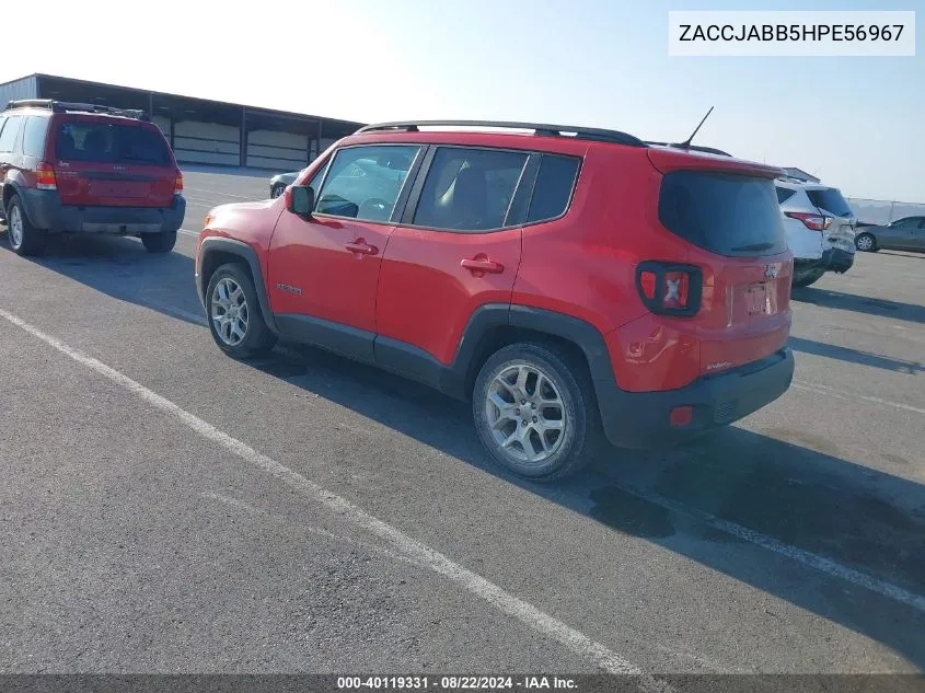 ZACCJABB5HPE56967 2017 Jeep Renegade Latitude Fwd