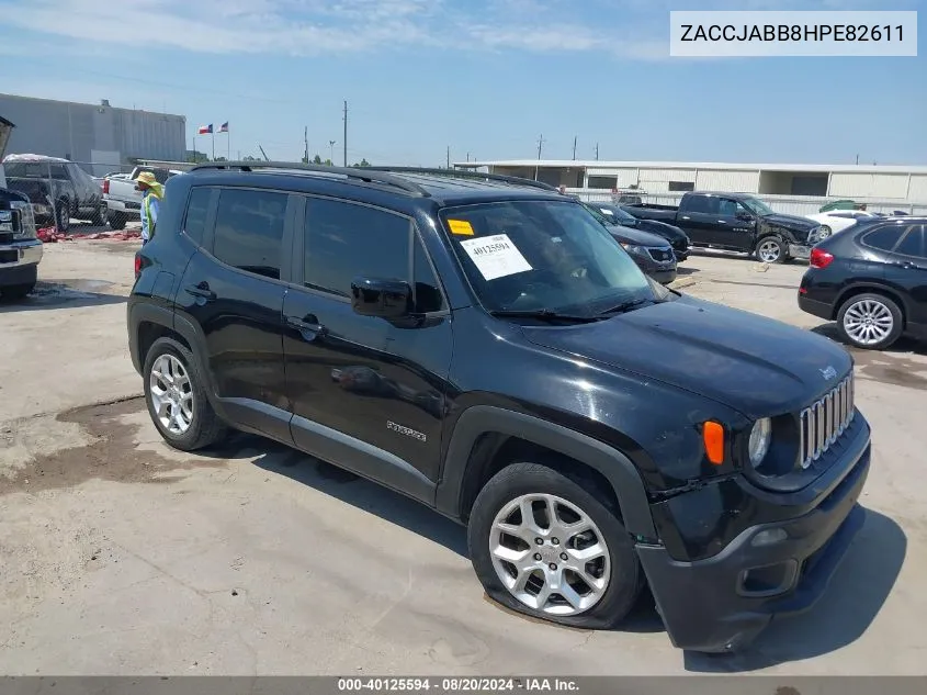 ZACCJABB8HPE82611 2017 Jeep Renegade Latitude Fwd