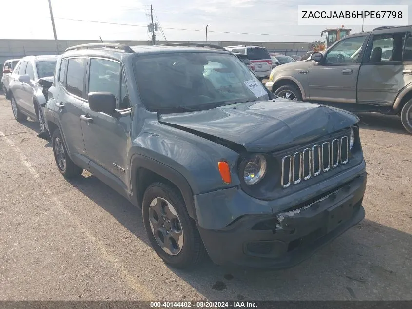 ZACCJAAB6HPE67798 2017 Jeep Renegade Sport