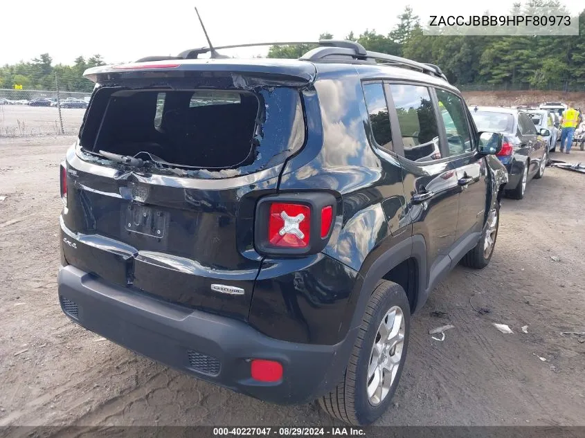 ZACCJBBB9HPF80973 2017 Jeep Renegade Latitude 4X4