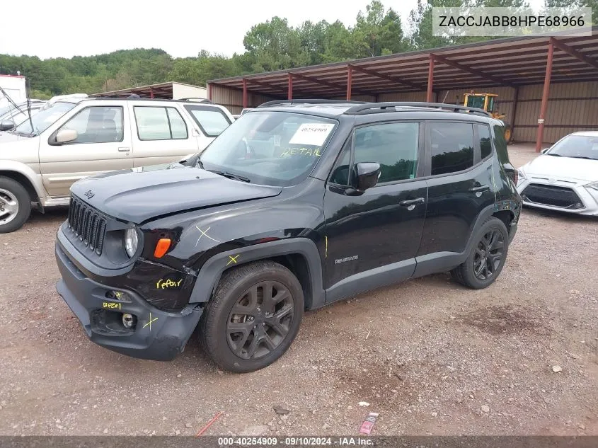 2017 Jeep Renegade Altitude Fwd VIN: ZACCJABB8HPE68966 Lot: 40254909