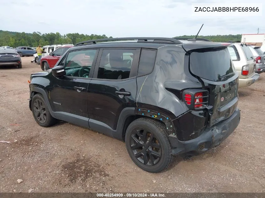 2017 Jeep Renegade Altitude Fwd VIN: ZACCJABB8HPE68966 Lot: 40254909