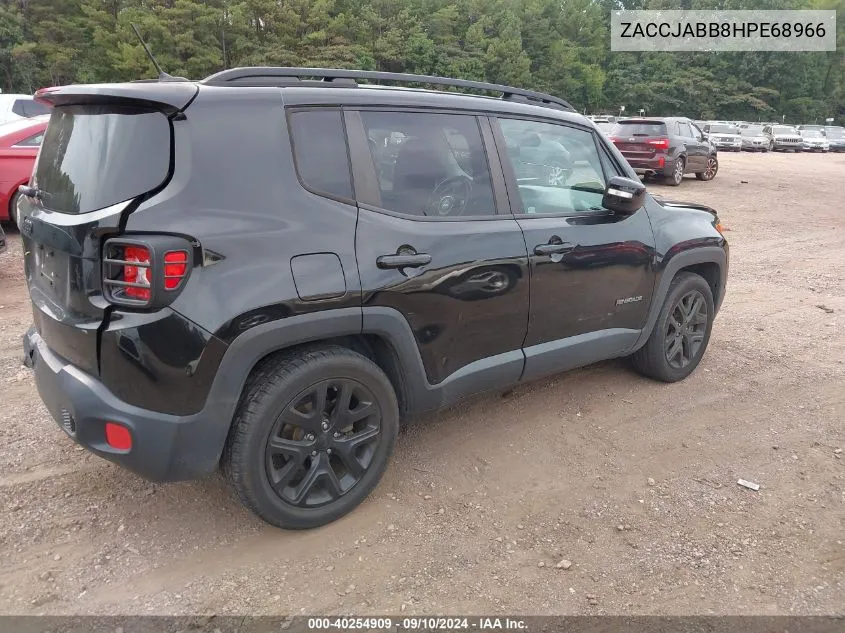 2017 Jeep Renegade Altitude Fwd VIN: ZACCJABB8HPE68966 Lot: 40254909