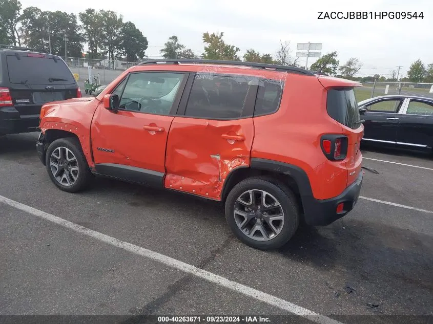 2017 Jeep Renegade Latitude 4X4 VIN: ZACCJBBB1HPG09544 Lot: 40263671