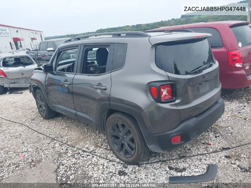 ZACCJABB5HPG47448 2017 Jeep Renegade Altitude Fwd