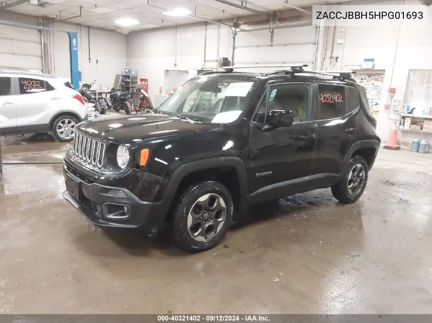 ZACCJBBH5HPG01693 2017 Jeep Renegade Latitude 4X4