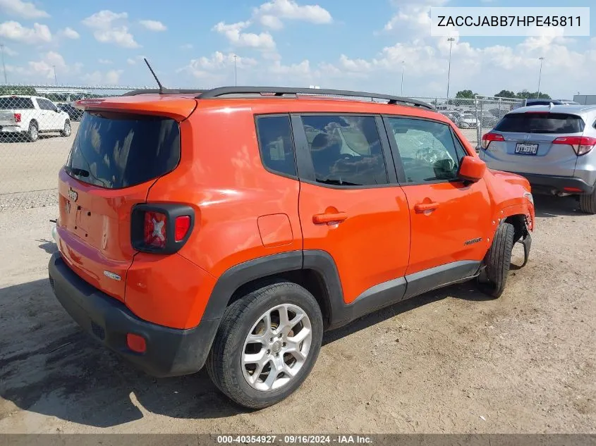 ZACCJABB7HPE45811 2017 Jeep Renegade Latitude Fwd