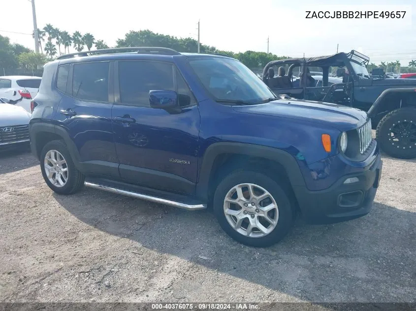 ZACCJBBB2HPE49657 2017 Jeep Renegade Latitude