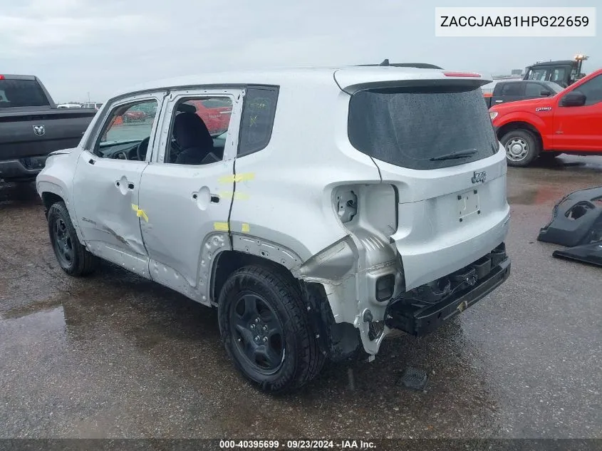 2017 Jeep Renegade Sport VIN: ZACCJAAB1HPG22659 Lot: 40395699