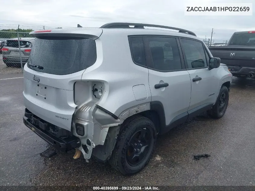 2017 Jeep Renegade Sport VIN: ZACCJAAB1HPG22659 Lot: 40395699