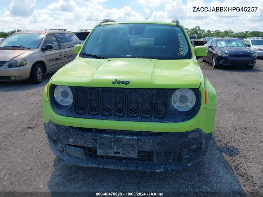 ZACCJABBXHPG45257 2017 Jeep Renegade Altitude Fwd