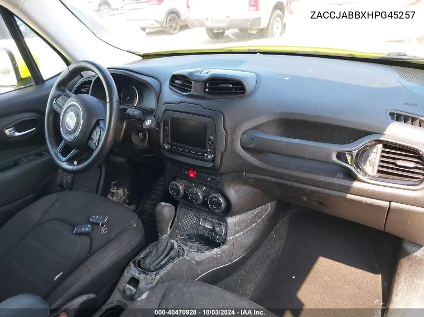 ZACCJABBXHPG45257 2017 Jeep Renegade Altitude Fwd