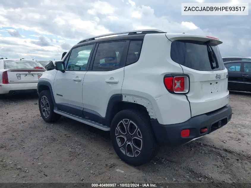 ZACCJADB9HPE93517 2017 Jeep Renegade Limited Fwd