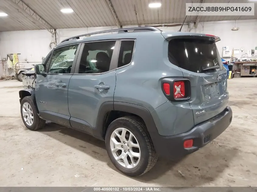 ZACCJBBB9HPG41609 2017 Jeep Renegade Latitude 4X4