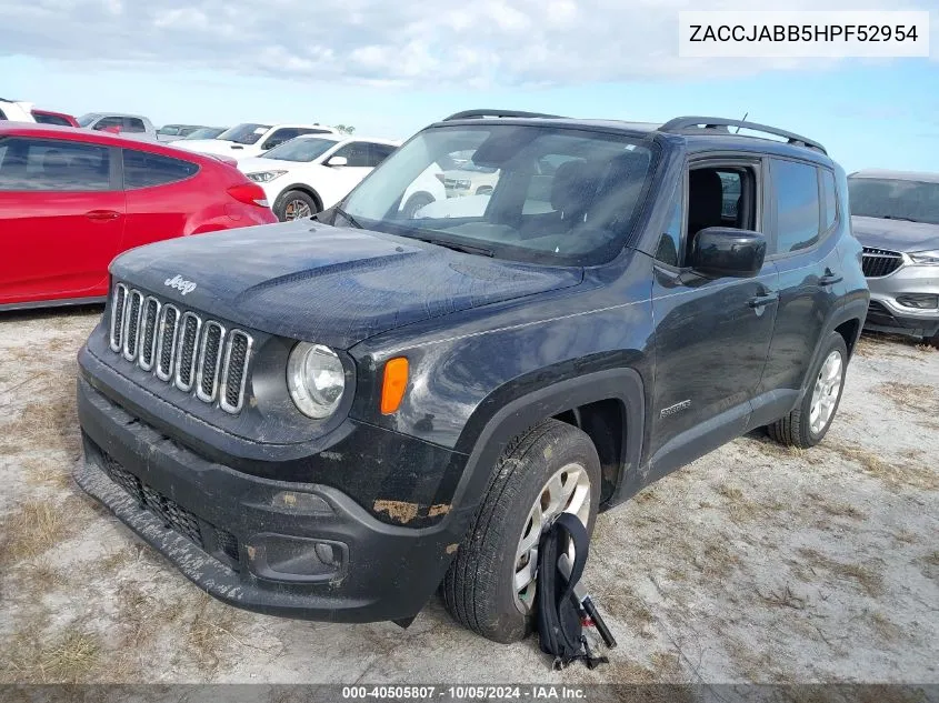 2017 Jeep Renegade Latitude VIN: ZACCJABB5HPF52954 Lot: 40505807