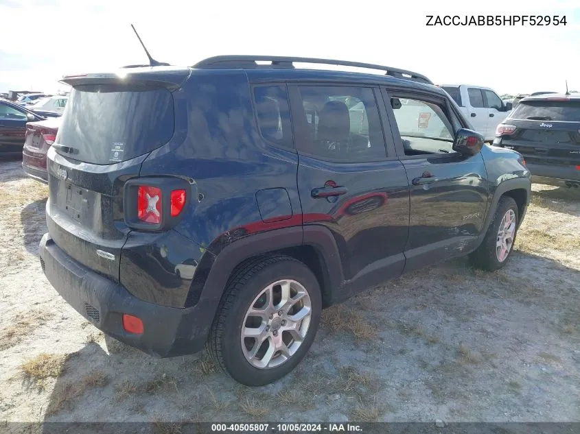 ZACCJABB5HPF52954 2017 Jeep Renegade Latitude