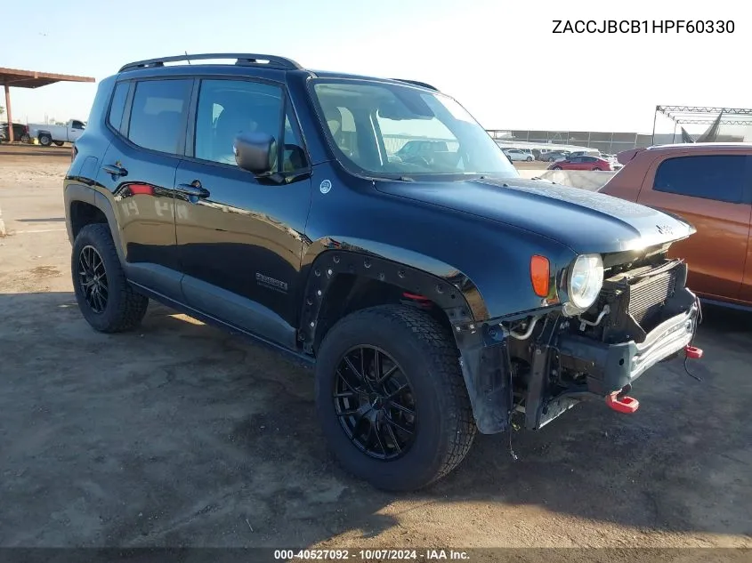 2017 Jeep Renegade Deserthawk 4X4 VIN: ZACCJBCB1HPF60330 Lot: 40527092