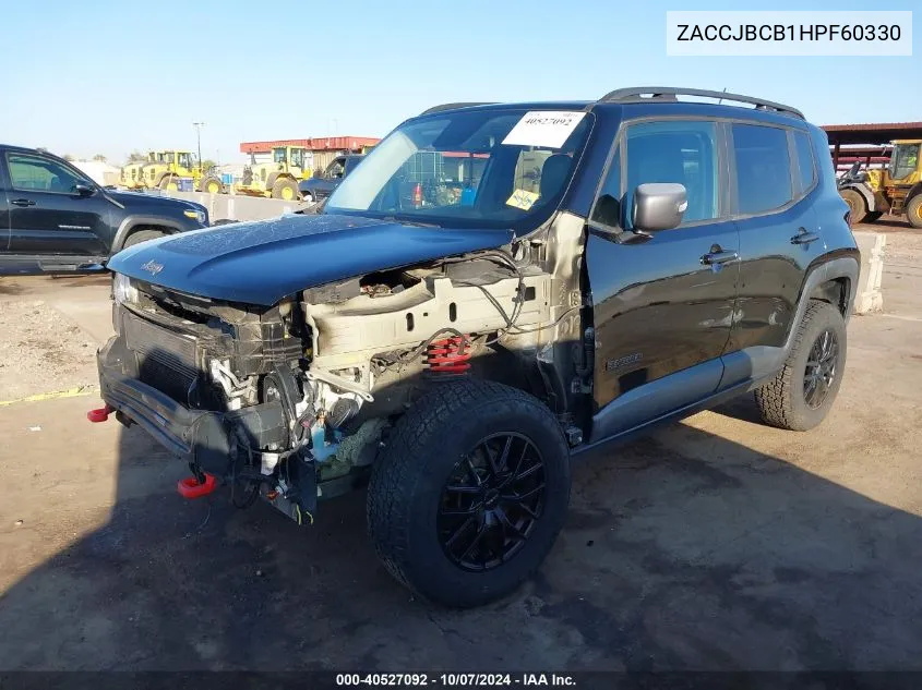 2017 Jeep Renegade Deserthawk 4X4 VIN: ZACCJBCB1HPF60330 Lot: 40527092