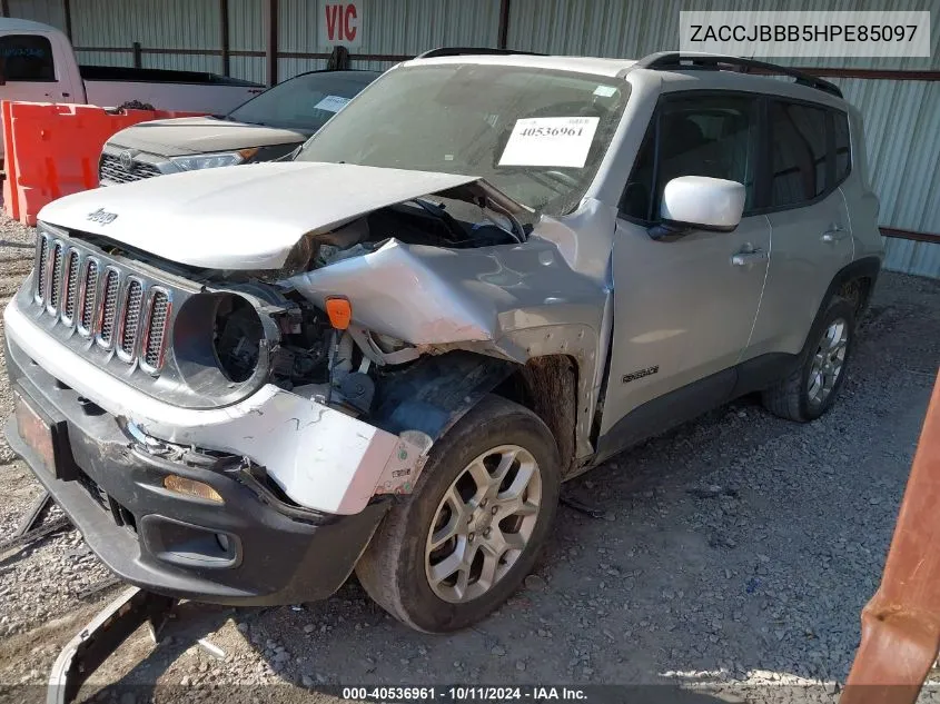 2017 Jeep Renegade Latitude 4X4 VIN: ZACCJBBB5HPE85097 Lot: 40536961