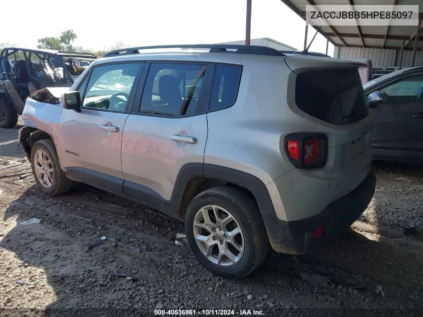 2017 Jeep Renegade Latitude 4X4 VIN: ZACCJBBB5HPE85097 Lot: 40536961