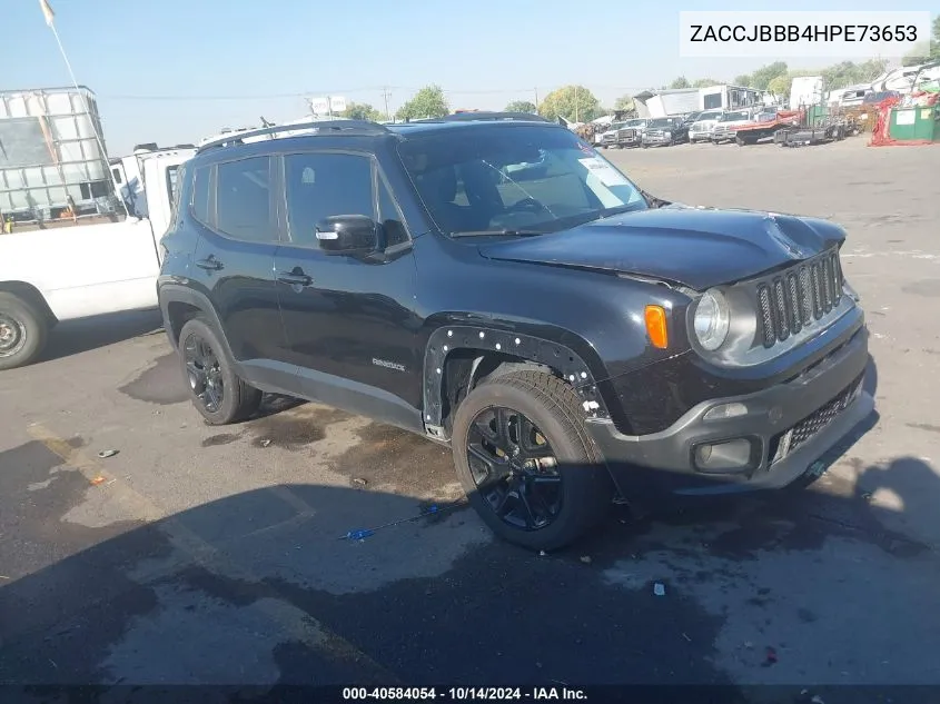 2017 Jeep Renegade Altitude 4X4 VIN: ZACCJBBB4HPE73653 Lot: 40584054