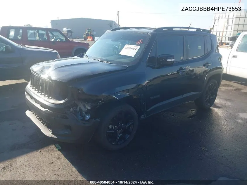 2017 Jeep Renegade Altitude 4X4 VIN: ZACCJBBB4HPE73653 Lot: 40584054