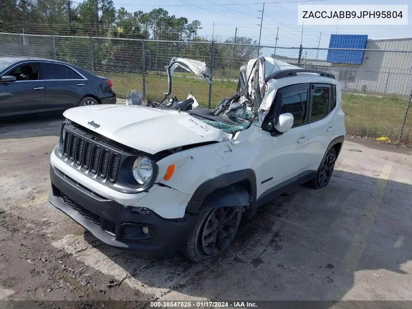 2018 Jeep Renegade Altitude Fwd VIN: ZACCJABB9JPH95804 Lot: 38547825