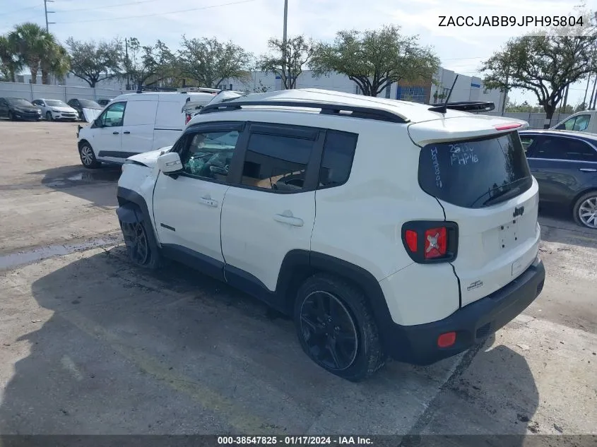 2018 Jeep Renegade Altitude Fwd VIN: ZACCJABB9JPH95804 Lot: 38547825