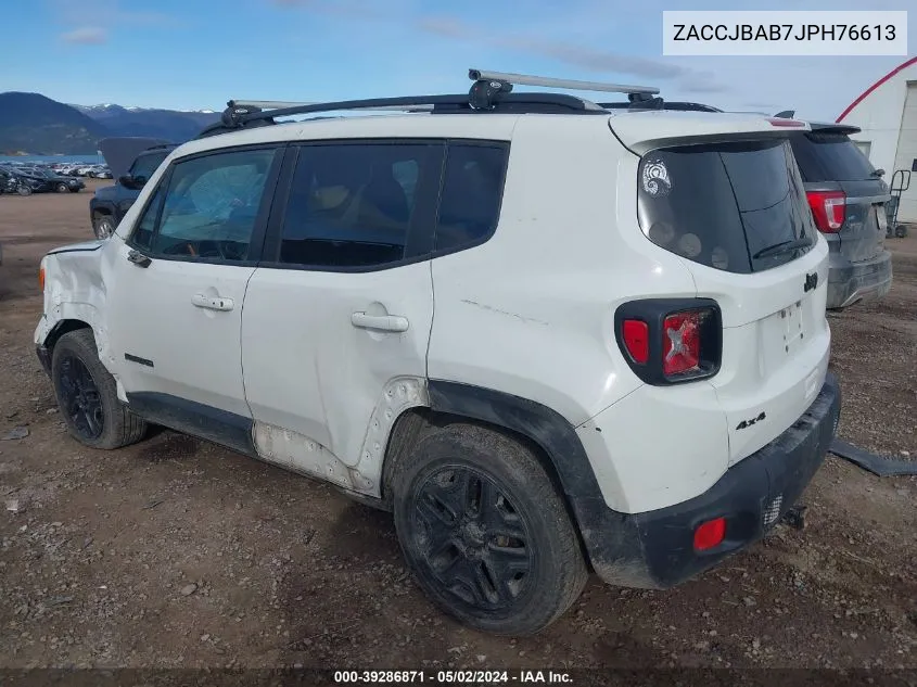 2018 Jeep Renegade Upland Edition 4X4 VIN: ZACCJBAB7JPH76613 Lot: 39286871