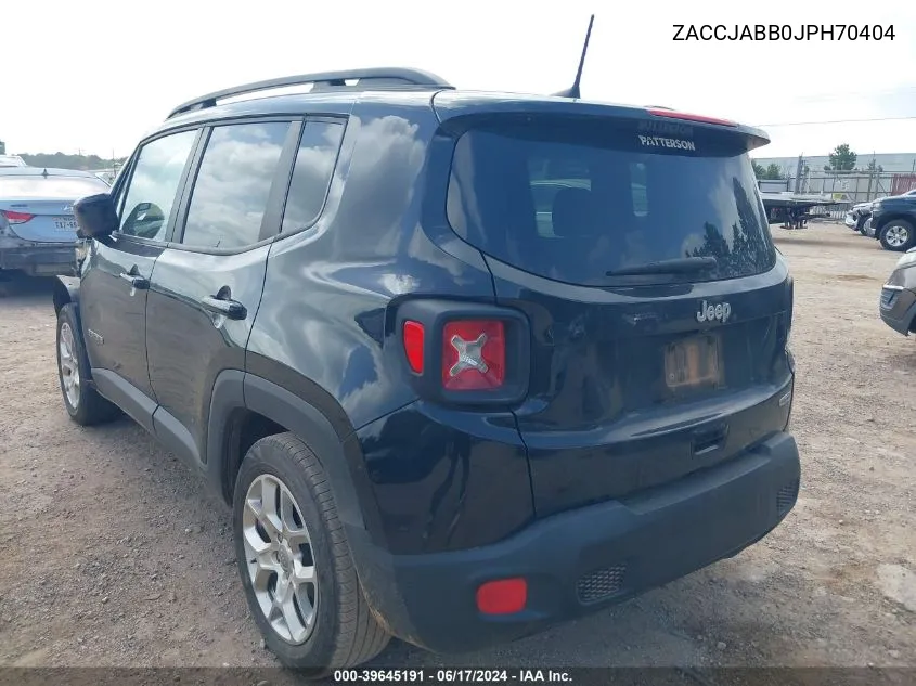 ZACCJABB0JPH70404 2018 Jeep Renegade Latitude Fwd