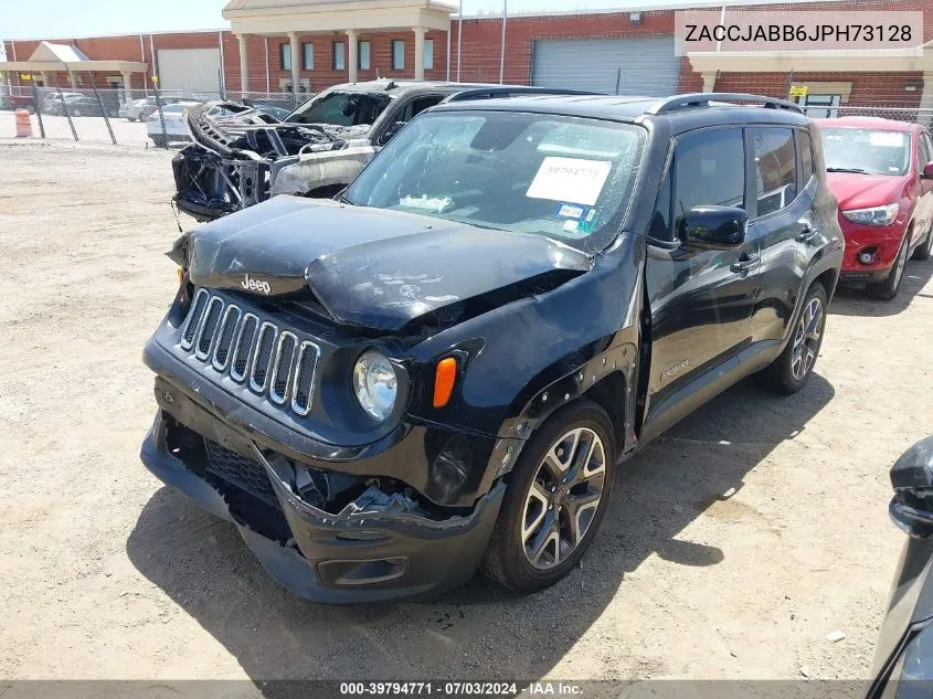 2018 Jeep Renegade Latitude VIN: ZACCJABB6JPH73128 Lot: 39794771