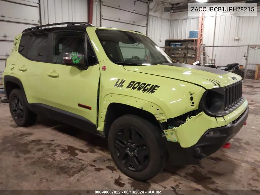 ZACCJBCB1JPH28215 2018 Jeep Renegade Trailhawk 4X4