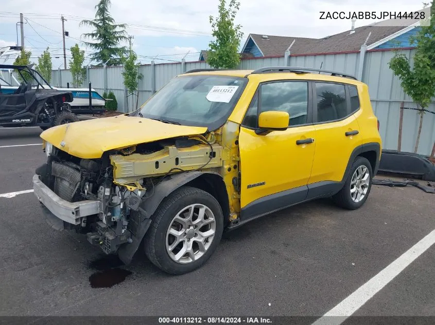 ZACCJABB5JPH44428 2018 Jeep Renegade Latitude Fwd