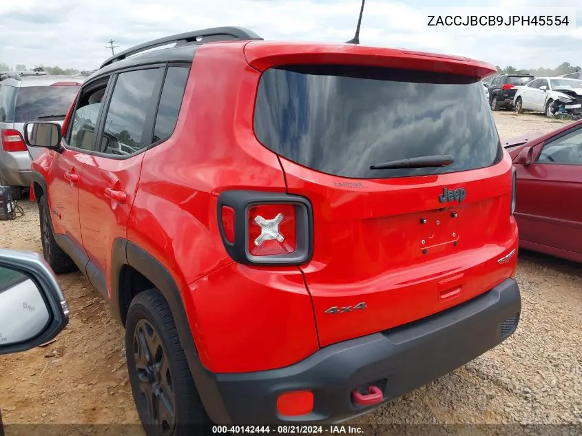 ZACCJBCB9JPH45554 2018 Jeep Renegade Trailhawk 4X4