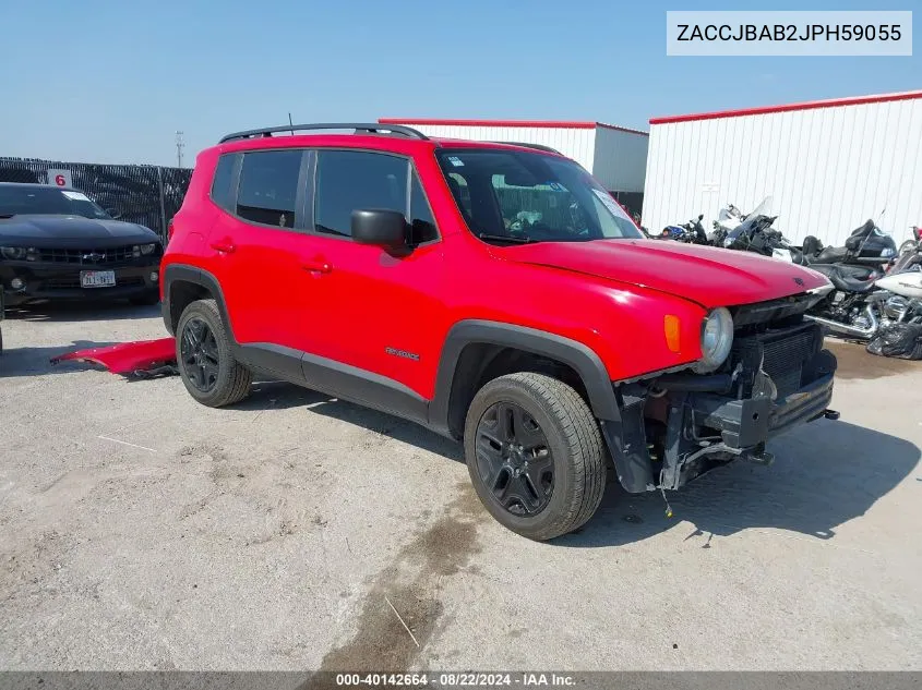 ZACCJBAB2JPH59055 2018 Jeep Renegade Upland Edition 4X4