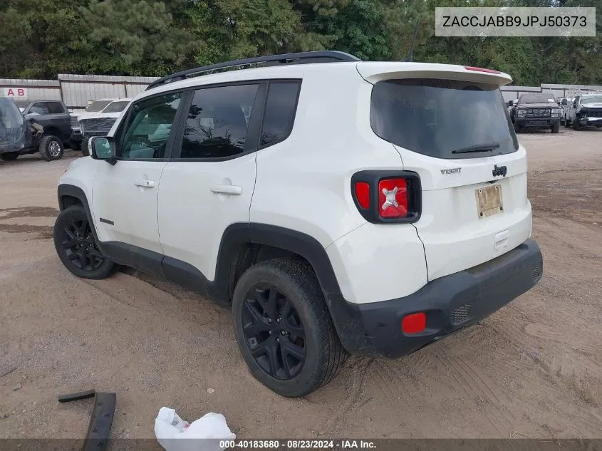 2018 Jeep Renegade Altitude Fwd VIN: ZACCJABB9JPJ50373 Lot: 40183680