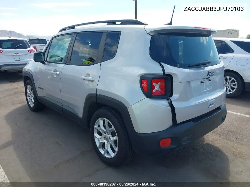 ZACCJABB3JPJ70103 2018 Jeep Renegade Latitude Fwd