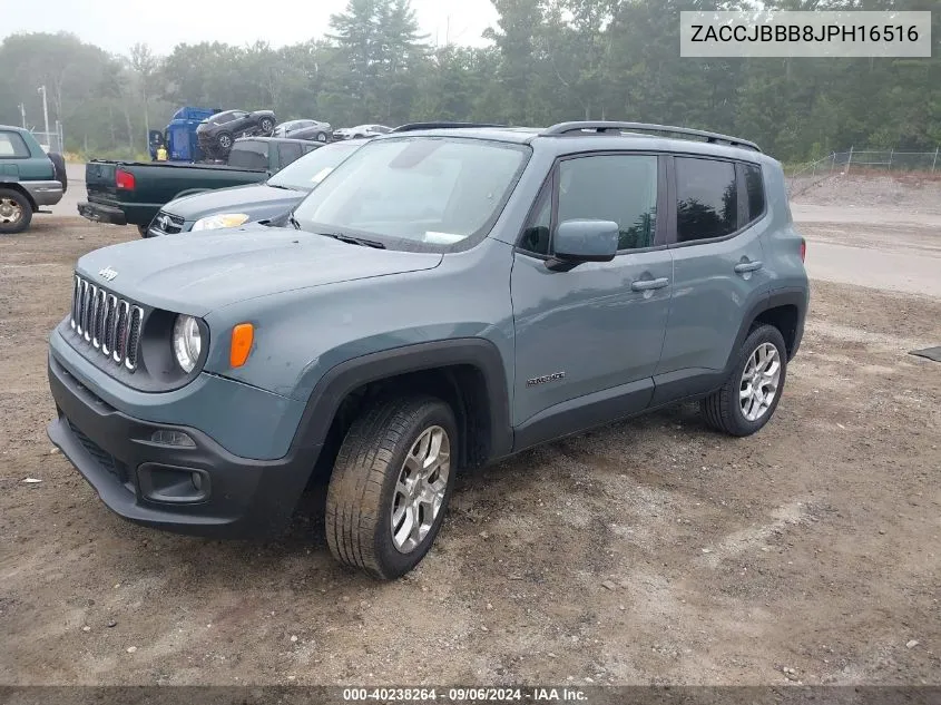 2018 Jeep Renegade Latitude VIN: ZACCJBBB8JPH16516 Lot: 40238264